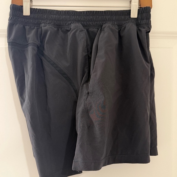 Lululemon Pace Breaker Linerless 5 inch Shorts Medium Black - Picture 1 of 2